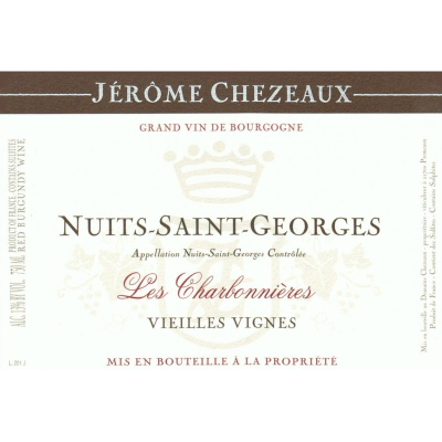 Jerome Chezeaux Nuits-Saint-Georges 1er Cru Les Charbonnieres Vv 2022 (6x75cl)