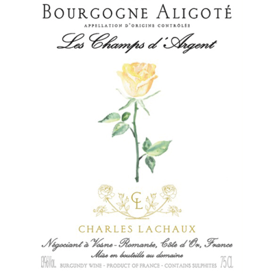 Charles Lachaux Bourgogne Aligote Les Champs D'Argent 2021 (1x150cl)