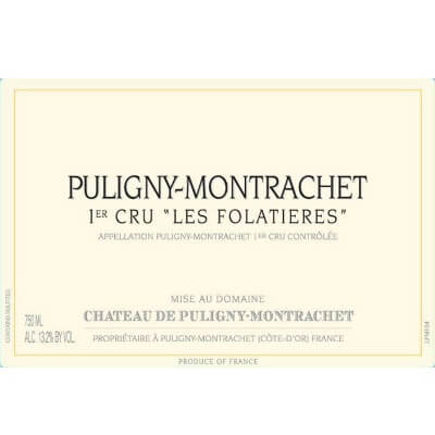De Montille Puligny-Montrachet 1er Cru Les Folatieres 2020 (12x75cl)