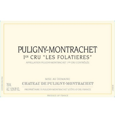 De Montille Puligny-Montrachet 1er Cru Les Folatieres 2018 (12x75cl)