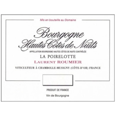Laurent Roumier Hautes Cotes De Nuits La Poirelotte 2022 (12x75cl)