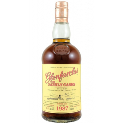 Glenfarclas Highland Single Malt The Family Casks W18 Refill Sherry Butt Single Cask 3831 Bottled 2018 1987 (1x70cl)