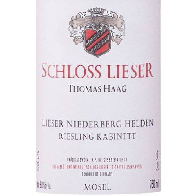 Schloss Lieser Lieser Niederberg Helden Riesling Kabinett 2021 (6x75cl)