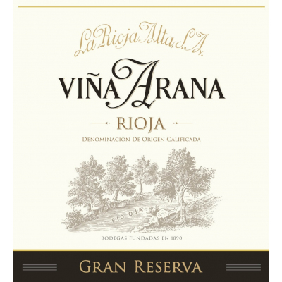 La Rioja Alta Vina Arana Gran Reserva 2015 (6x75cl)