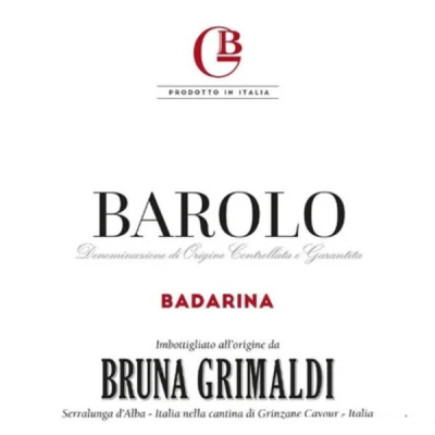 Bruna Grimaldi Barolo Badarina 2019 (6x75cl)
