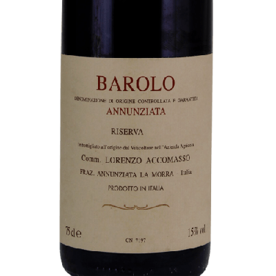 Lorenzo Accomasso Barolo Annunziata 2012 (6x75cl)