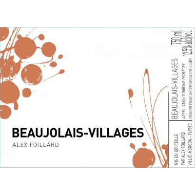 Alex Foillard Beaujolais Villages 2020 (6x75cl)