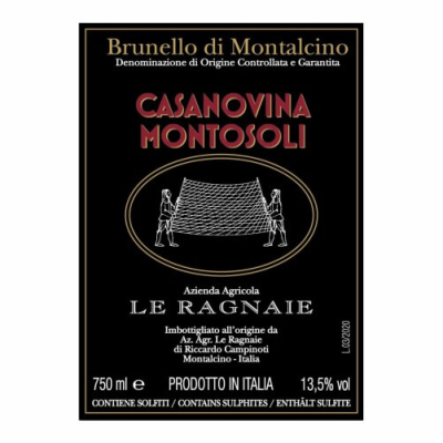 Le Ragnaie Brunello di Montalcino Casanovina Montosoli 2018 (6x75cl)