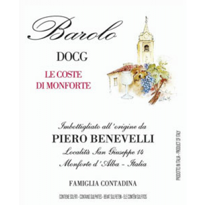Piero Benevelli Barolo Le Coste di Monforte 2017 (6x75cl)