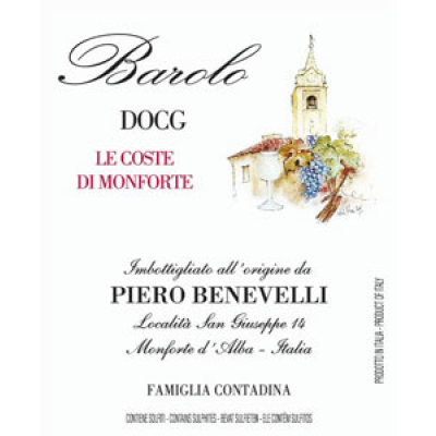 Piero Benevelli Barolo Le Coste di Monforte 2020 (6x75cl)