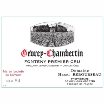 Henri Rebourseau Gevrey-Chambertin 1er Cru Fonteny 2017 (6x75cl)
