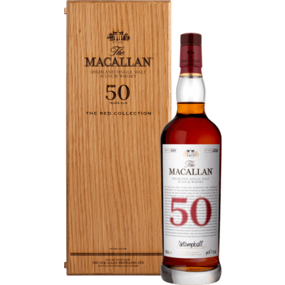 Macallan Speyside Highland Single Malt The Red Collection 50YO Bottled 2020 NV (1x70cl)