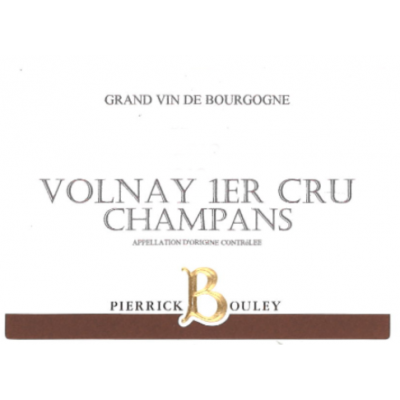 Pierrick Bouley Volnay 1er Cru Champans 2019 (6x75cl)