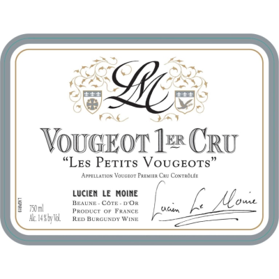 Lucien Le Moine Vougeot 1er Cru Les Petits Vougeots 2020 (6x75cl)