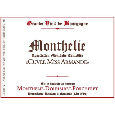 Monthelie Douhairet Monthelie Cuvee Miss Armande Blanc 2023 (6x75cl)