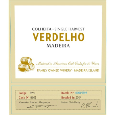 Blandy's Colheita Single Harvest Verdelho 2011 (6x75cl)