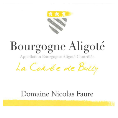 Nicolas Faure Bourgogne Aligote La Corvee de Bully 2022 (12x75cl)