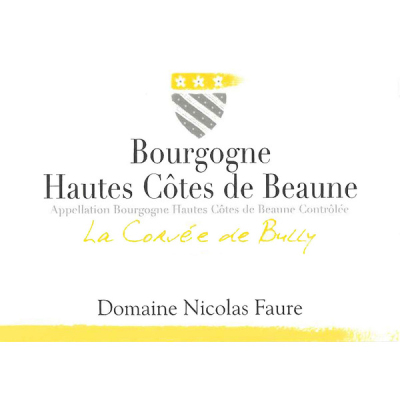 Nicolas Faure Bourgogne Hautes Cotes de Beaune La Corvee de Bully 2022 (1x75cl)
