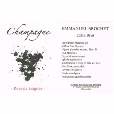 Emmanuel Brochet Rose de Saignee Extra Brut 2018 (6x75cl)