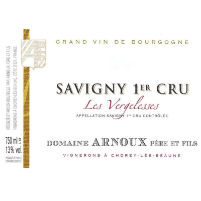 Arnoux Pere et Fils Savigny-les-Beaune 1er Cru Les Vergelesses 2019 (6x75cl)