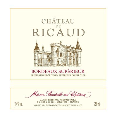Chateau de Ricaud 2014 (6x75cl)