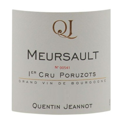 Quentin Jeannot Meursault 1er Cru Porusot 2022 (0x75cl)