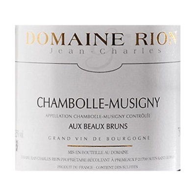 Jean Charles Rion Chambolle-Musigny 1er Cru Aux Beaux Bruns 2020 (3x150cl)