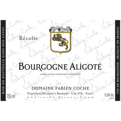 Fabien Coche Bourgogne Aligote 2022 (12x75cl)