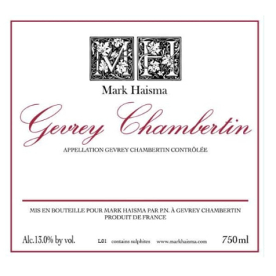 Mark Haisma Gevrey-Chambertin 2022 (6x75cl)