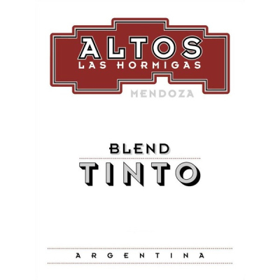 Altos Hormigas, Tinto, Mendoza 2022 (12x75cl)