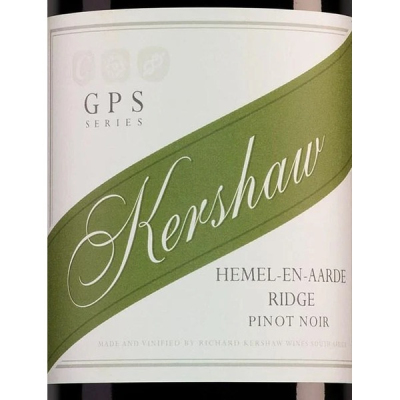 Kershaw, Pinot Noir GPS Series, Hemel-en-Aarde Ridge 2020 (1x75cl)