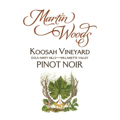 Martin Woods, Koosah Vineyard Pinot Noir, Willamette Valley 2021 (12x75cl)