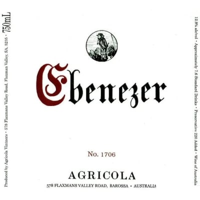Agricola, Ebenezer Shiraz, Barossa Valley 2021 (1x75cl)