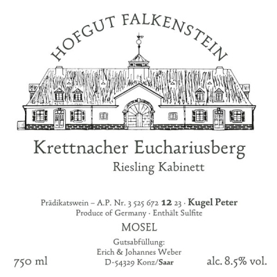 Hofgut Falkenstein Krettnacher Euchariusberg Riesling Kabinett Kugel Peter 2020 (1x75cl)