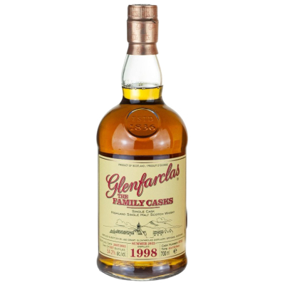 Glenfarclas Highland Single Malt The Family Casks S22 4th Fill Butt Single Cask 3723 Bottled 2022 1998 (1x70cl)