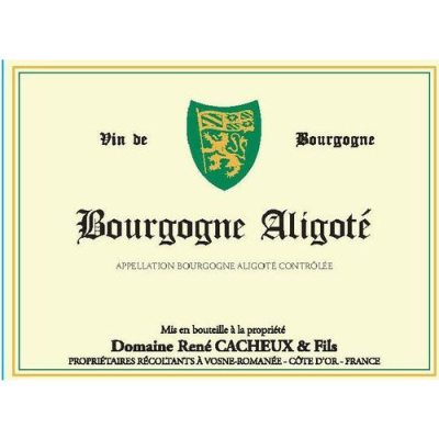 Rene Cacheux Bourgogne Aligote 2021 (12x75cl)