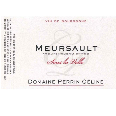 Perrin Celine Meursault Sous la Velle 2021 (6x75cl)