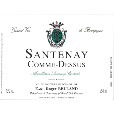 Roger Belland Santenay Comme Dessus 2022 (6x75cl)