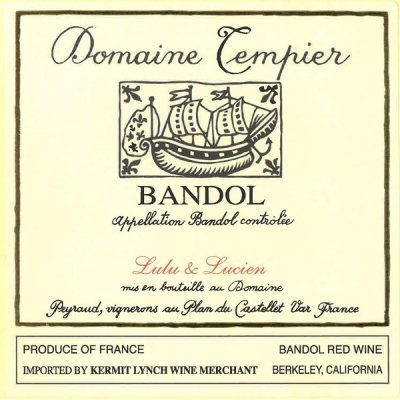 Domaine Tempier, Lulu & Lucien, Bandol 2021 (1x75cl)