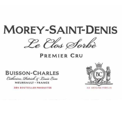 Buisson-Charles Morey-Saint-Denis 1er Cru Clos Sorbe 2021 (12x75cl)