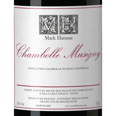 Mark Haisma Chambolle-Musigny 2022 (6x75cl)
