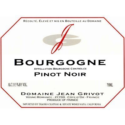 Jean Grivot Bourgogne Rouge 2017 (6x75cl)