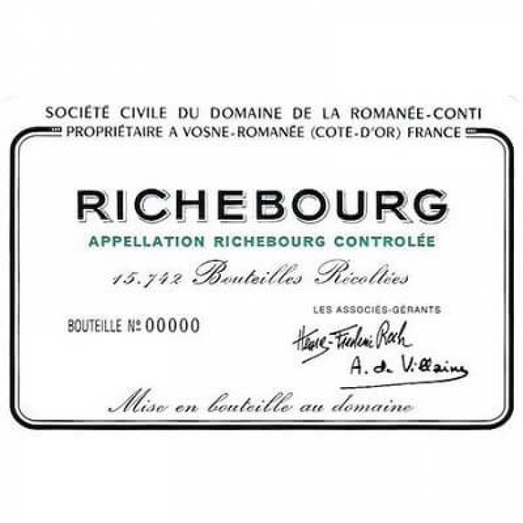 Domaine de la Romanee-Conti Richebourg Grand Cru 2019 (1x75cl)