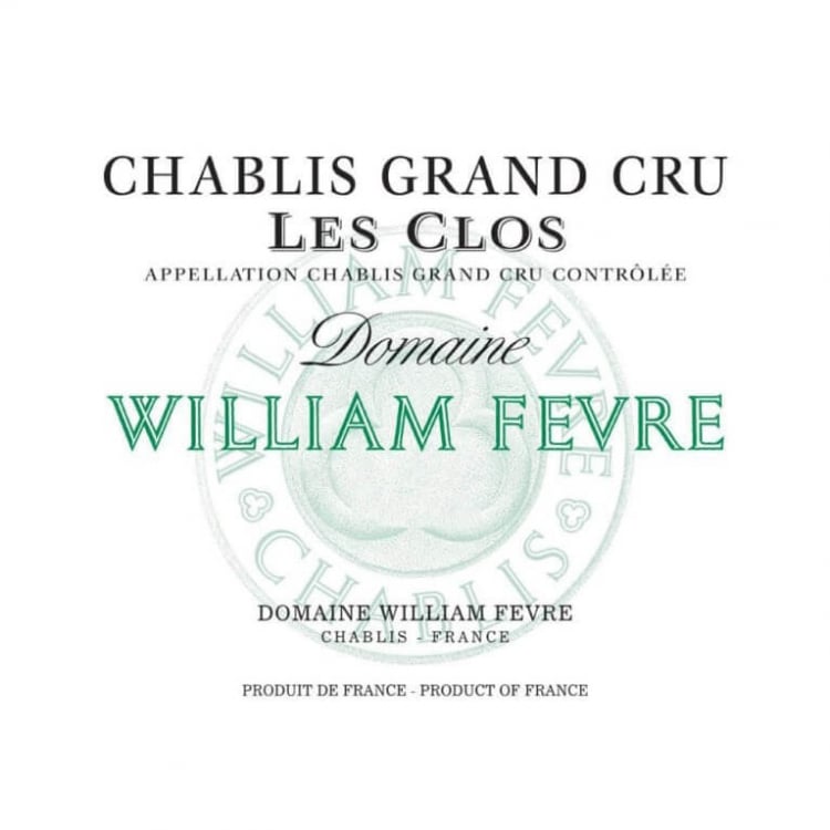 William Fevre Chablis Grand Cru Les Clos 2000 (12x75cl)