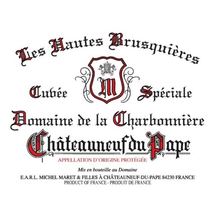 Domaine De La Charbonniere Chateauneuf Du Pape Les Hautes Brusquieres 16 6x75cl Domaine De La Charbonniere Chateauneuf Du Pape Les Hautes Brusquieres 16 6x75cl