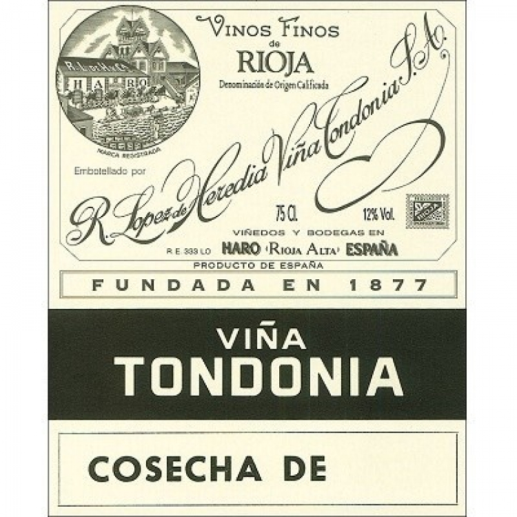 Lopez de Heredia Vina Tondonia Rioja Reserva 2001 (6x75cl)