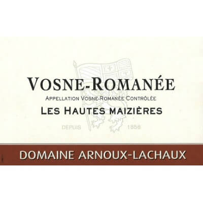Arnoux-Lachaux Vosne-Romanee Les Hautes Maizieres 2021 (6x75cl)