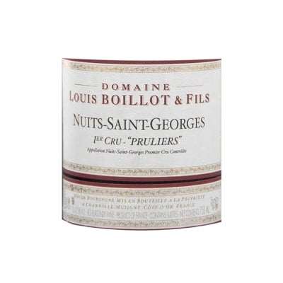 Louis Boillot Nuits-Saint-Georges 1er Cru Les Pruliers 2014 (6x75cl)