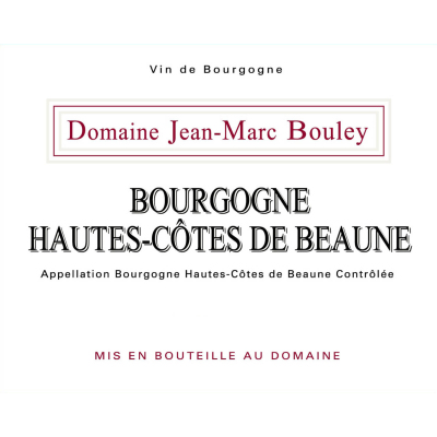 Jean-Marc Bouley Hautes Cotes De Beaune Rouge 2020 (6x75cl)