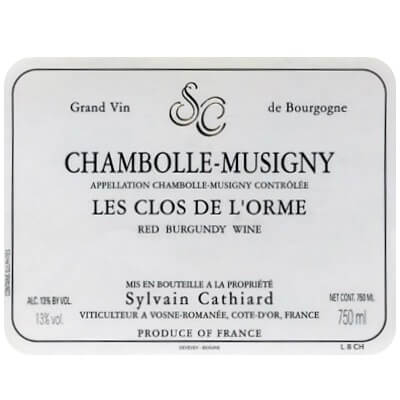 Sylvain Cathiard Chambolle-Musigny Les Clos de l'Orme 2021 (1x75cl)